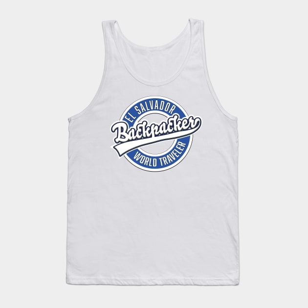 El Salvador backpacker world traveler logo Tank Top by nickemporium1